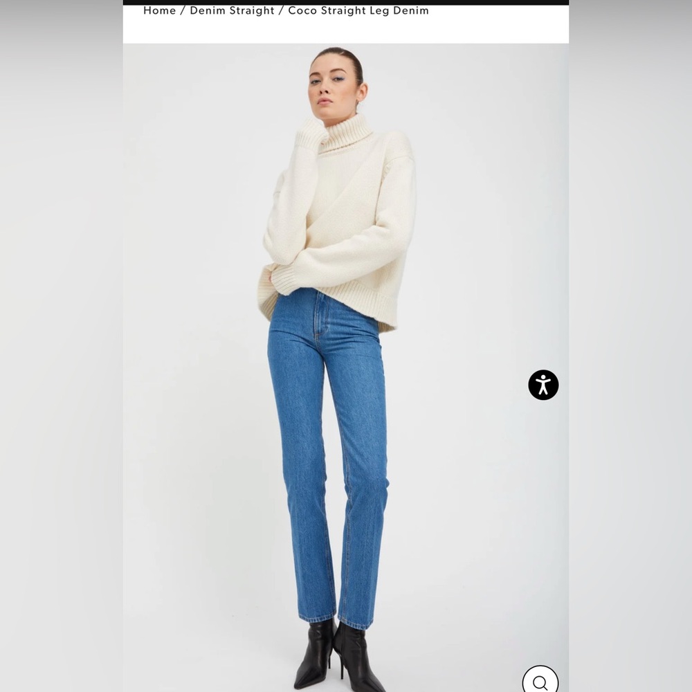 SPRWMN straight leg Coco jeans. NWT. Size 26